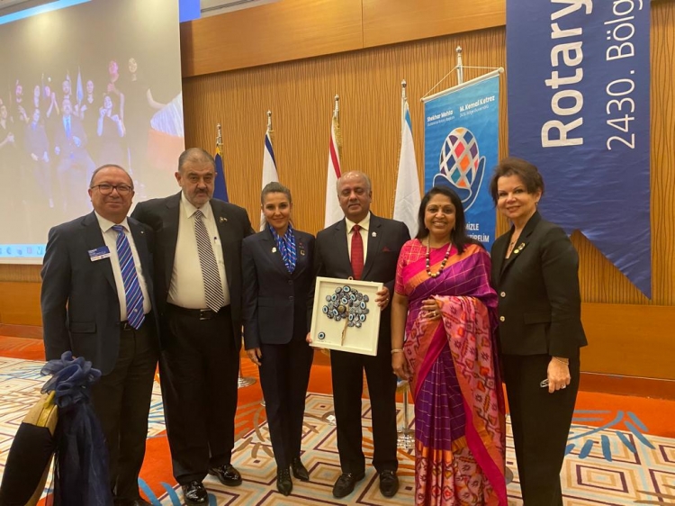 2021-22 UR Başkanı Shekhar Mehta ve Rashi Ankara'yı ziyaret ettiler 18.01.2022