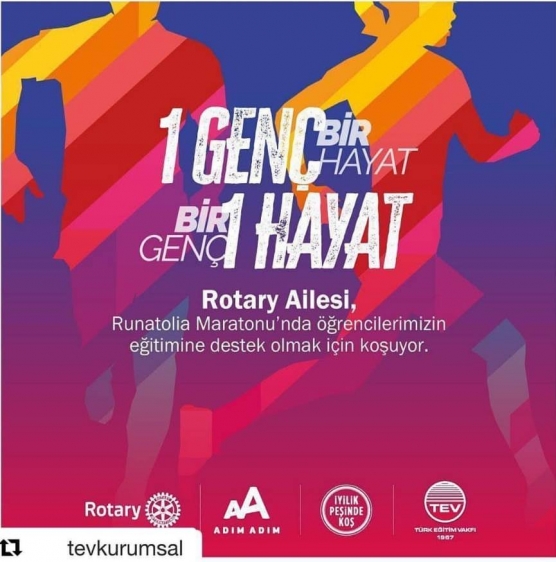 Runatolia 2019 - 1 Genç 1 Hayat için koşuyoruz. 3.3.2019