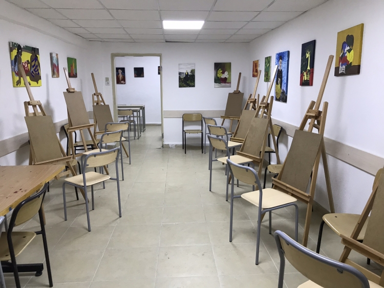 Ankara Çankaya İlçesi Aysel Yücetürk A.L. resim tasarım ve beceri atölyesi tefriş edildi.