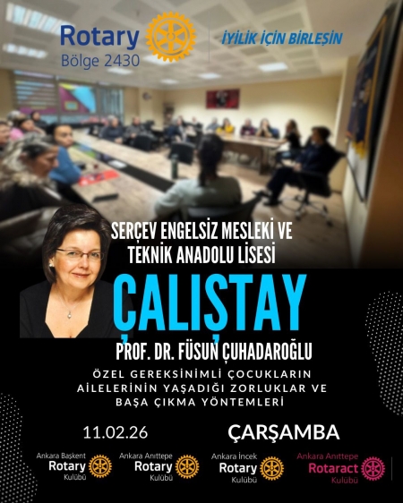 SERÇEV TEKNİK ve MESLEKİ ANADOLU LİSESİNDE ÇALIŞTAY 