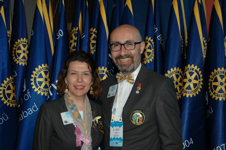 2017-18 dönem Başkanı Atıf-Ebru Meydan BES ve Asambleye katıldı